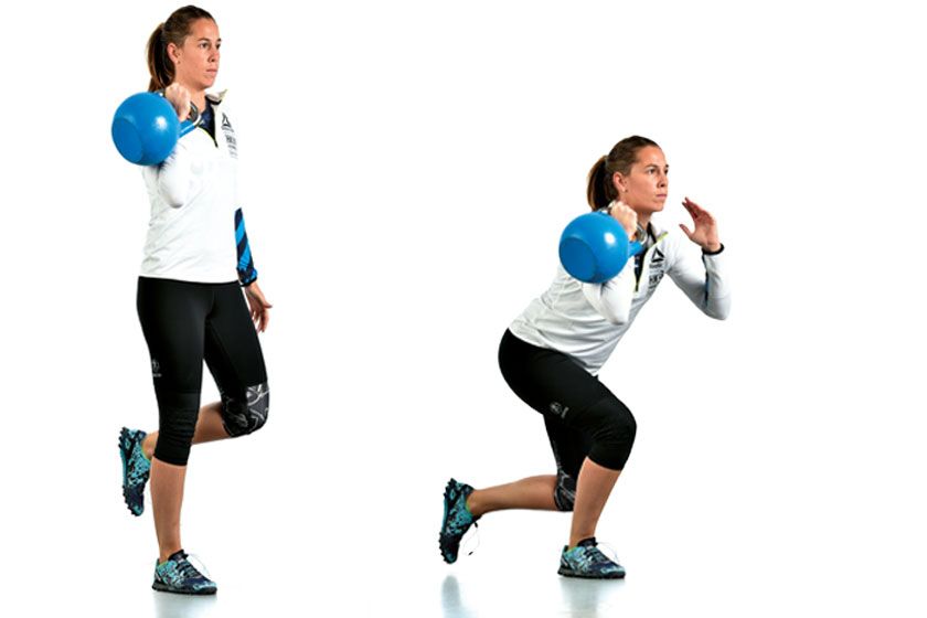 Sentadillas para el primer entrenamiento Sport Life noviembre
