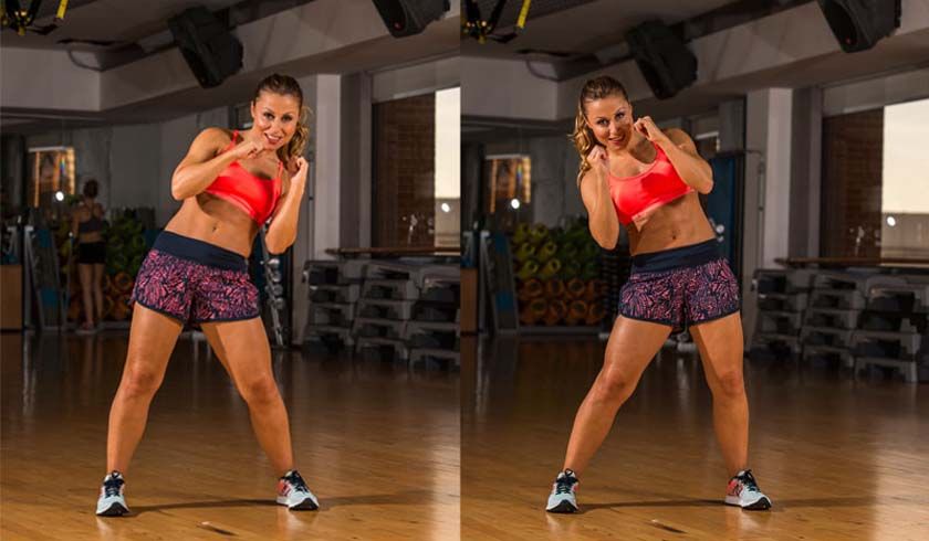 ¡El circuito exprés para tus abdominales! Fuerza   kick boxing