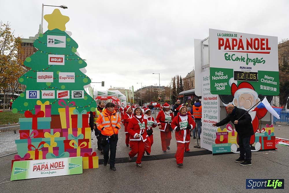Carrera Papá Noel 8 desde 1h 17 min hasta 1h 28 min