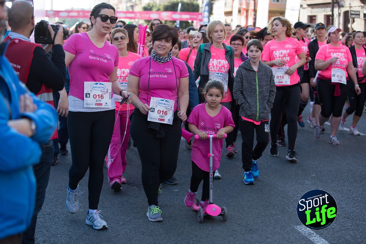 La salida de la Carrera de la Mujer de Valencia en imágenes