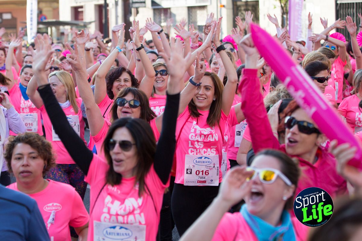 La salida de la Carrera de la Mujer de Valencia en imágenes