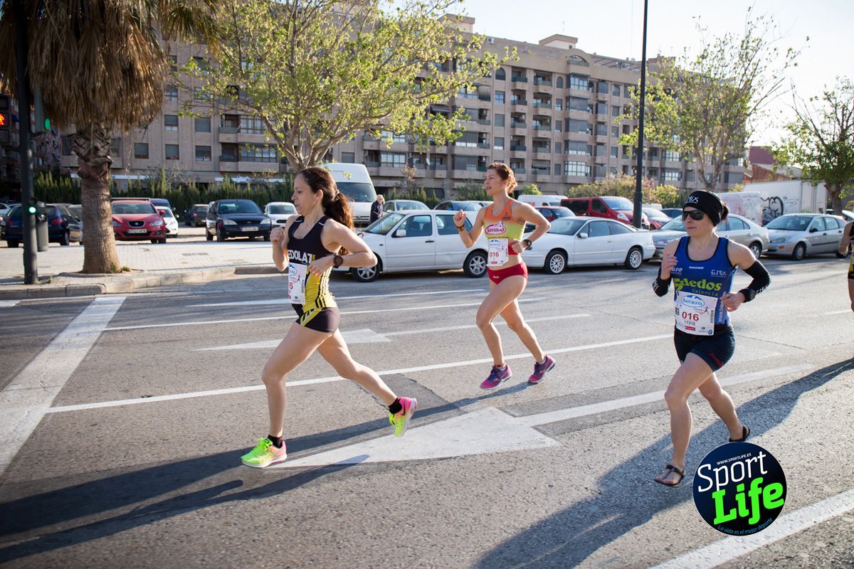 Los primeros momentos de la prueba de la Carrera de la Mujer de Valencia