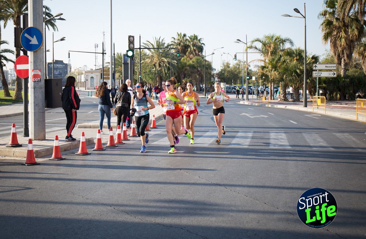 Los primeros momentos de la prueba de la Carrera de la Mujer de Valencia