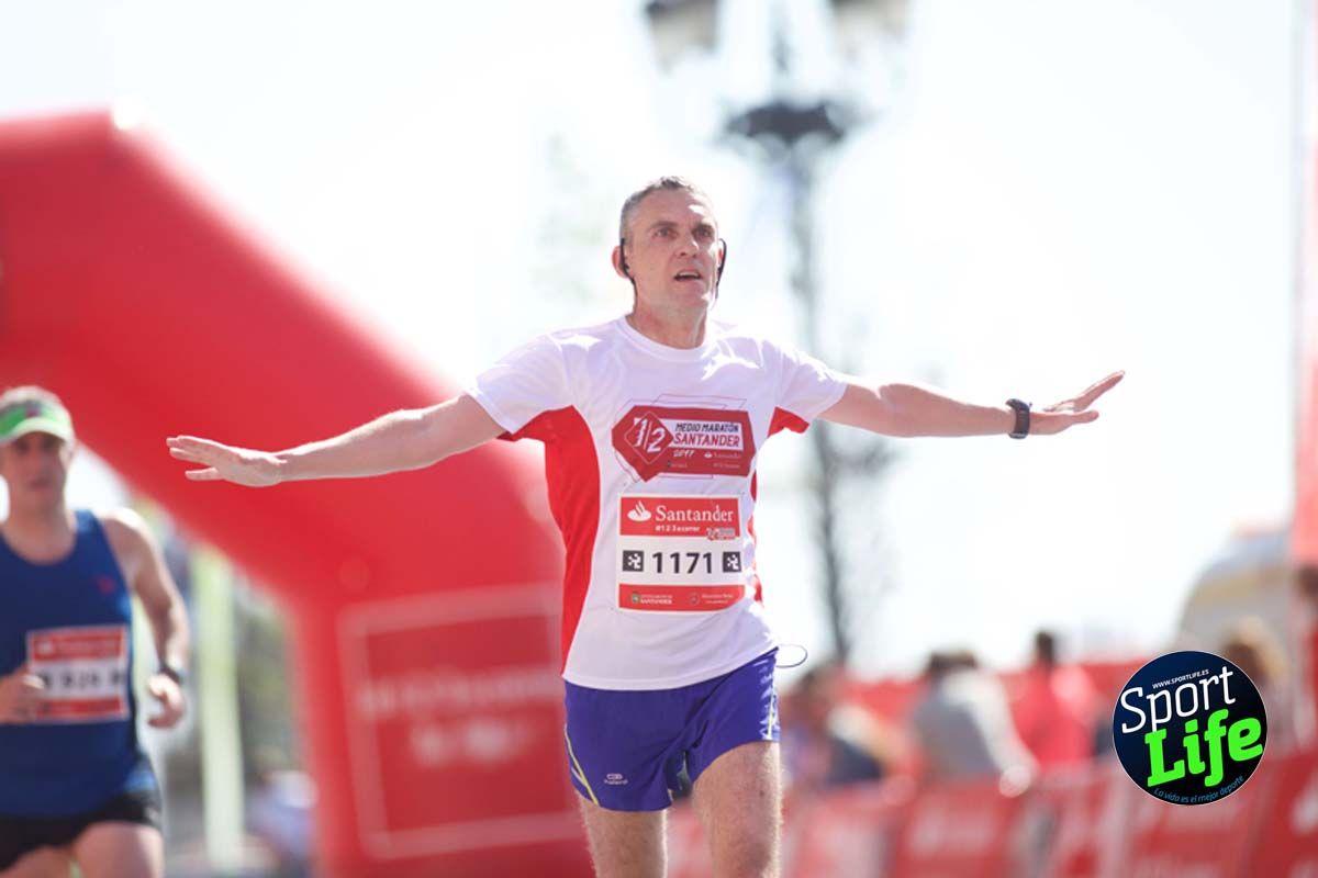 Medio Maratón de Santander meta 2