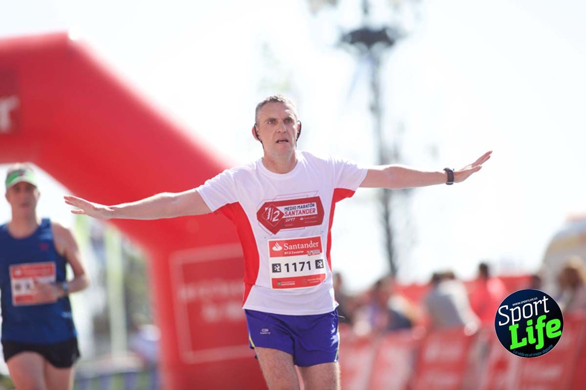 Medio Maratón de Santander meta 2