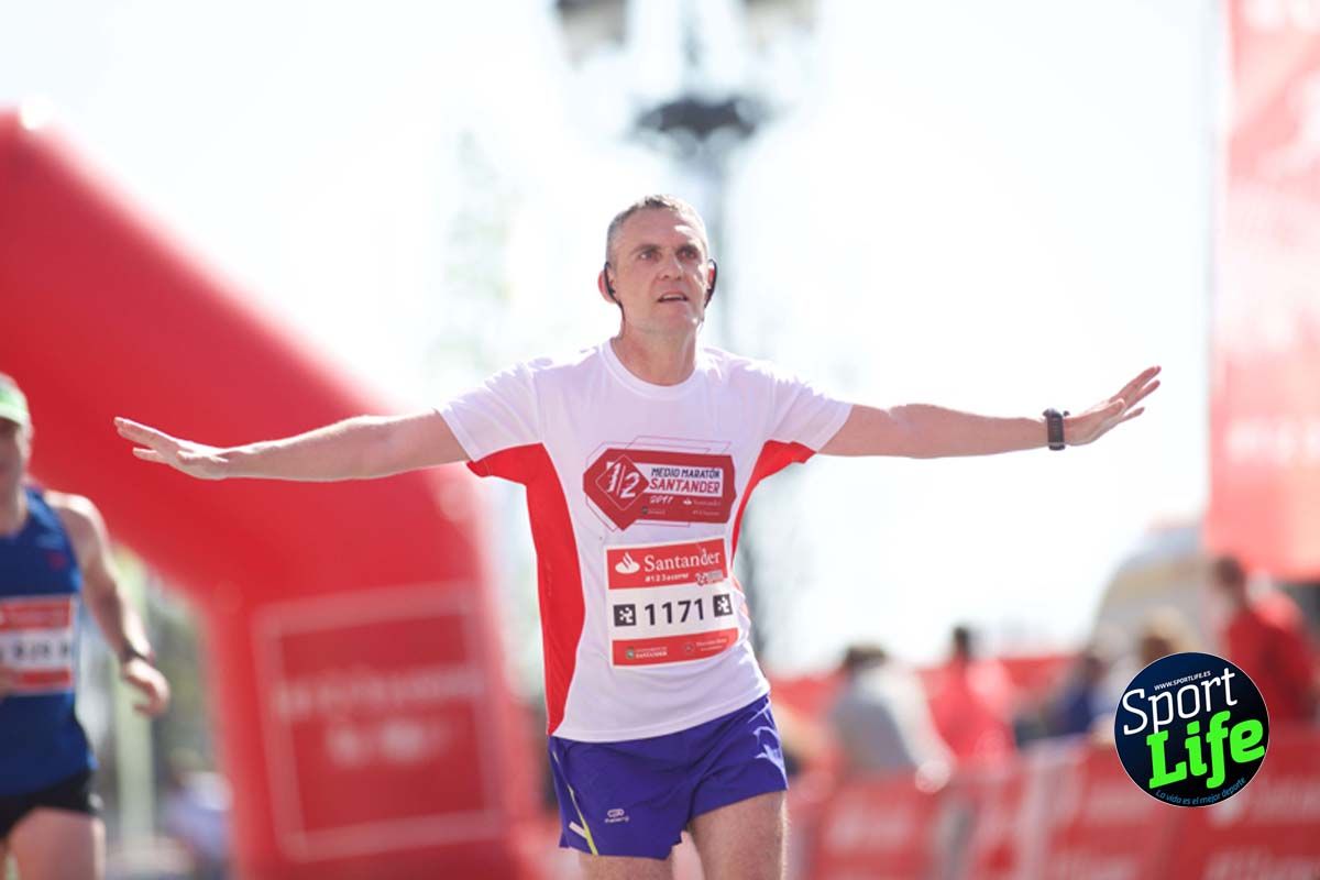 Medio Maratón de Santander meta 2