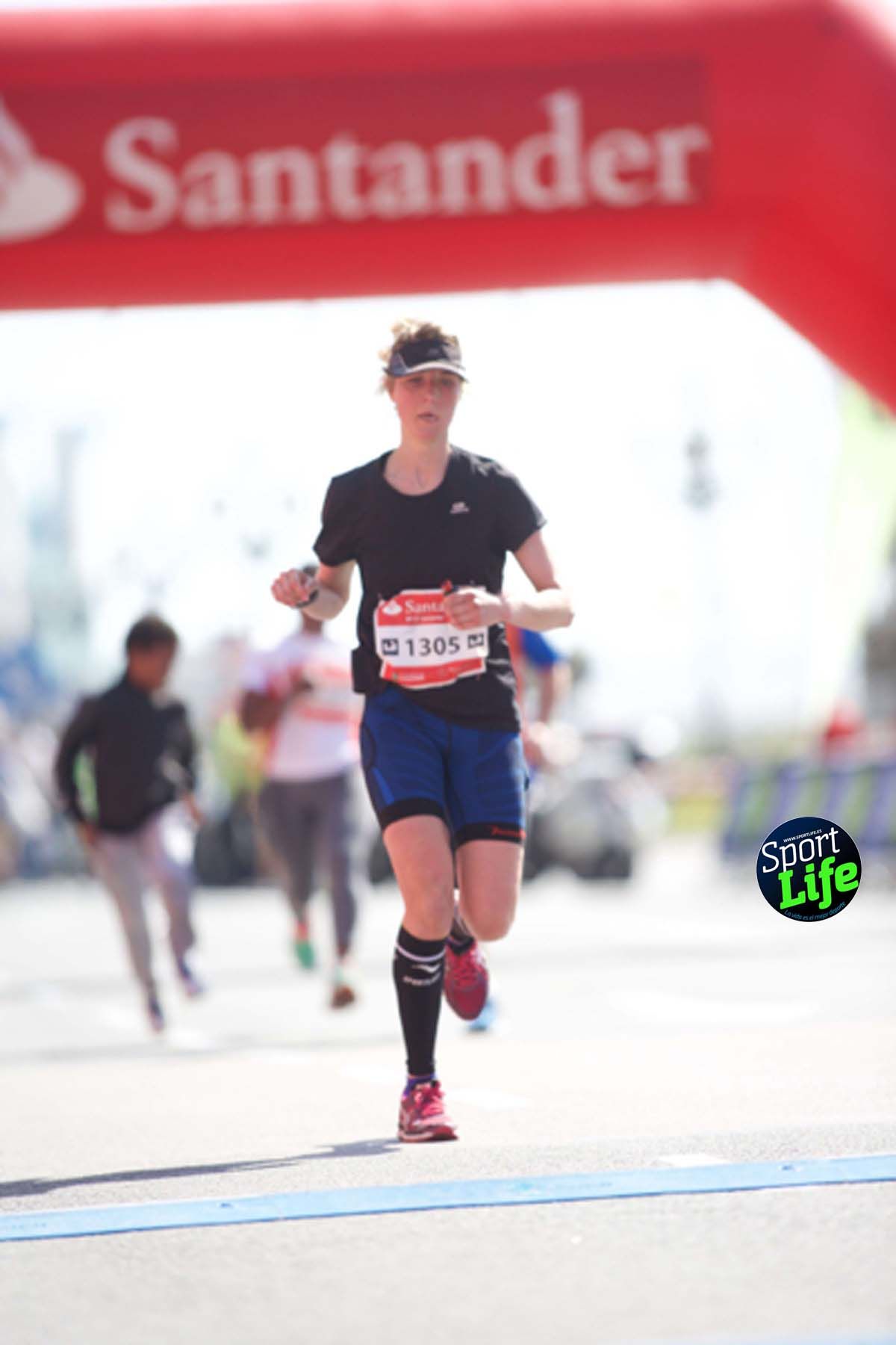 Medio Maratón de Santander meta 2