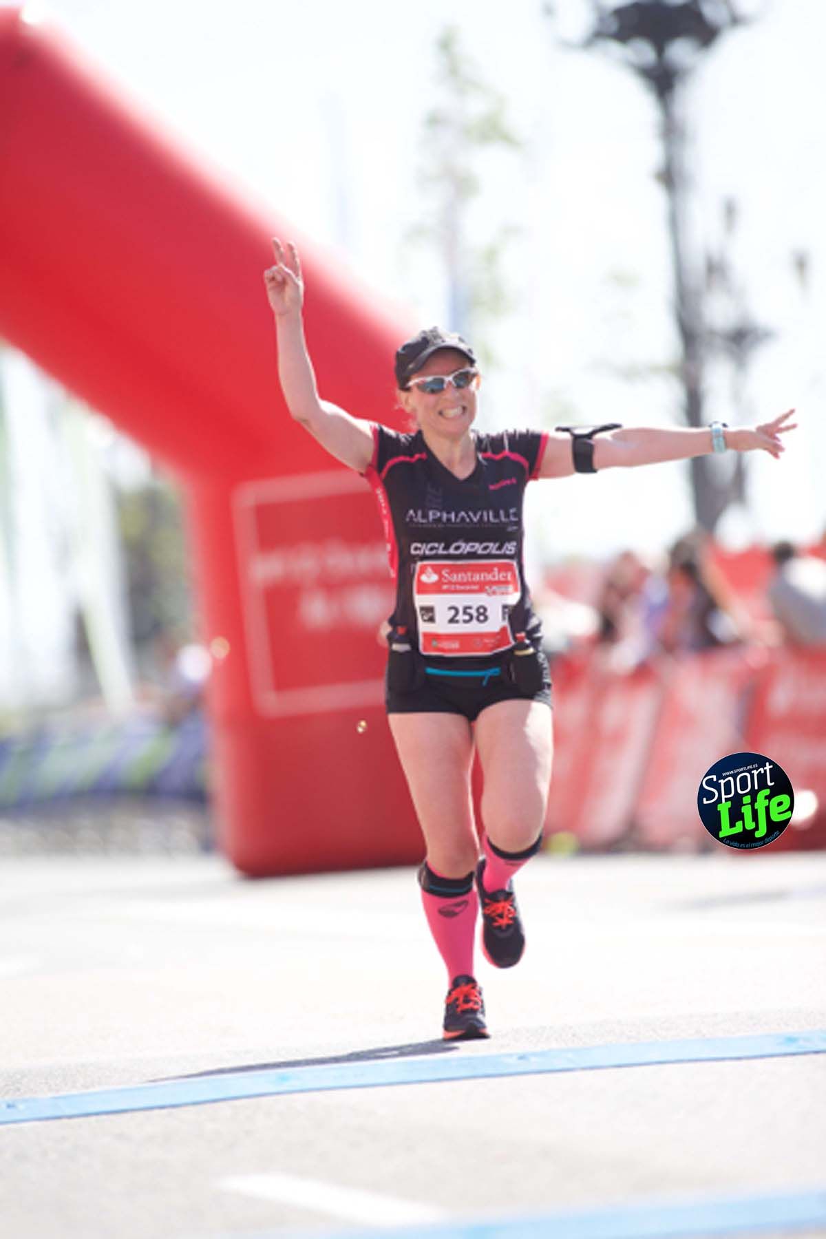 Medio Maratón de Santander meta 2