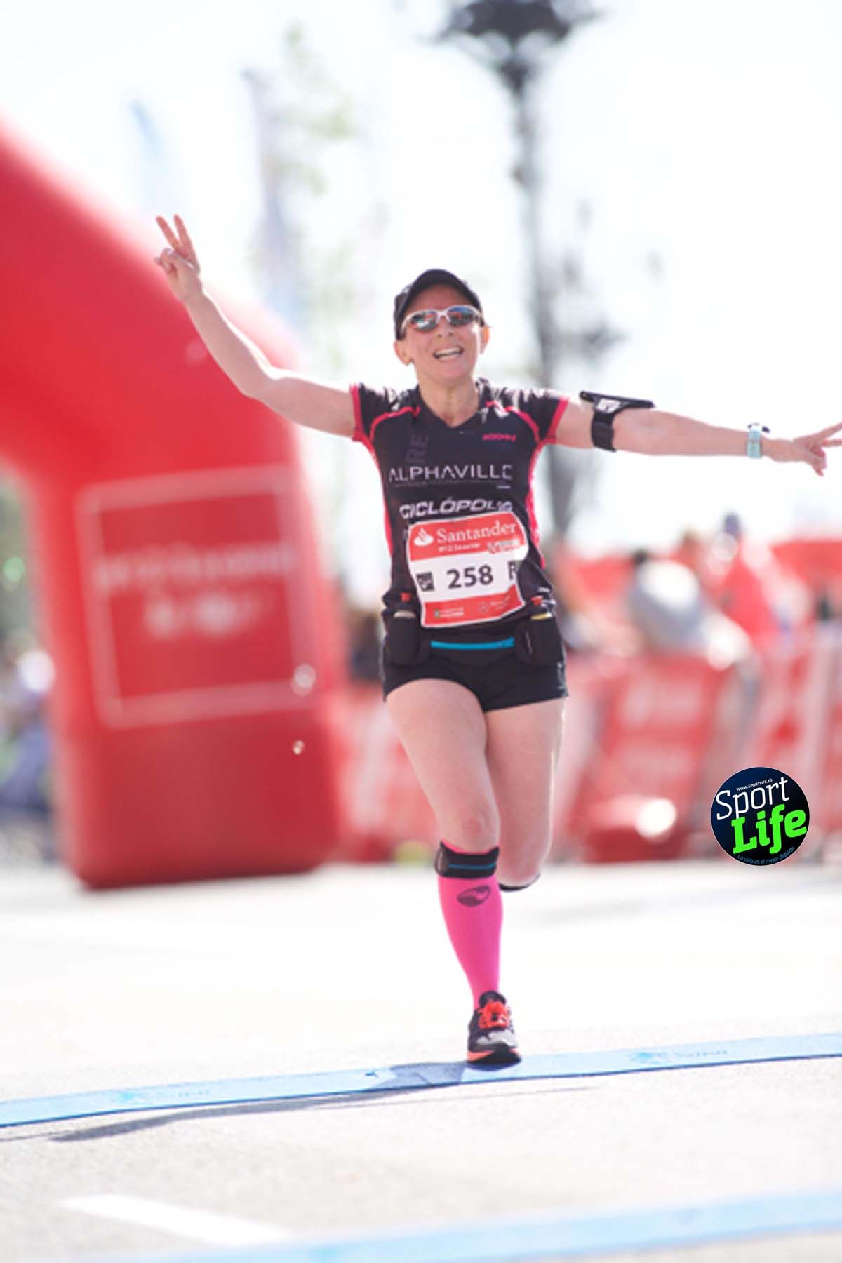 Medio Maratón de Santander meta 2