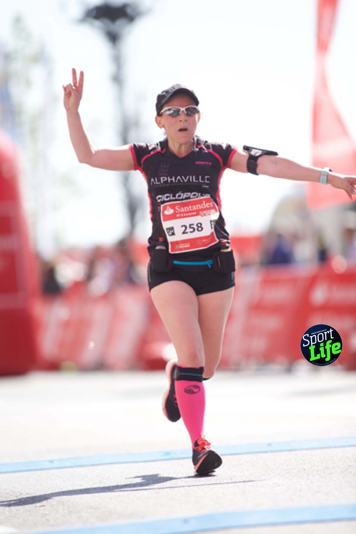 Medio Maratón de Santander meta 2