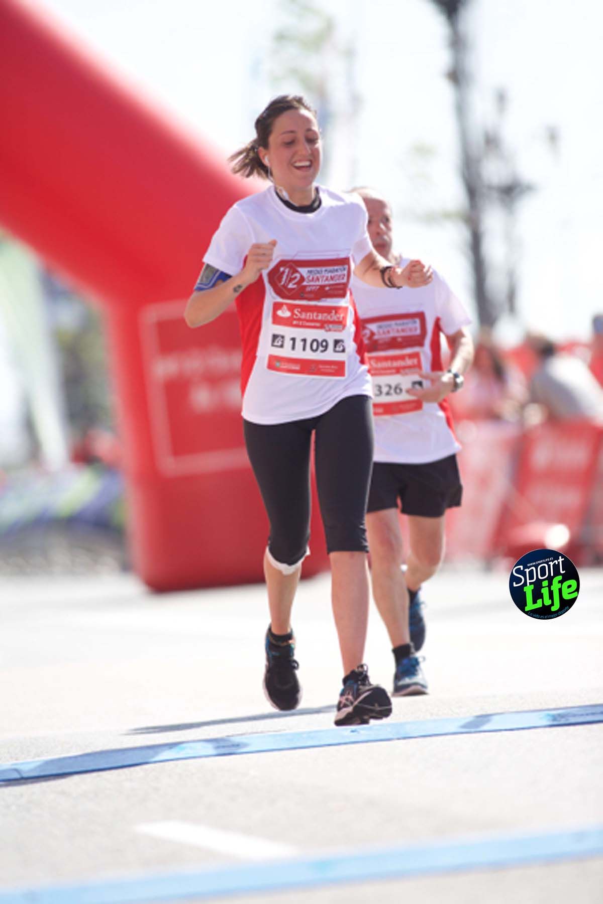 Medio Maratón de Santander meta 2