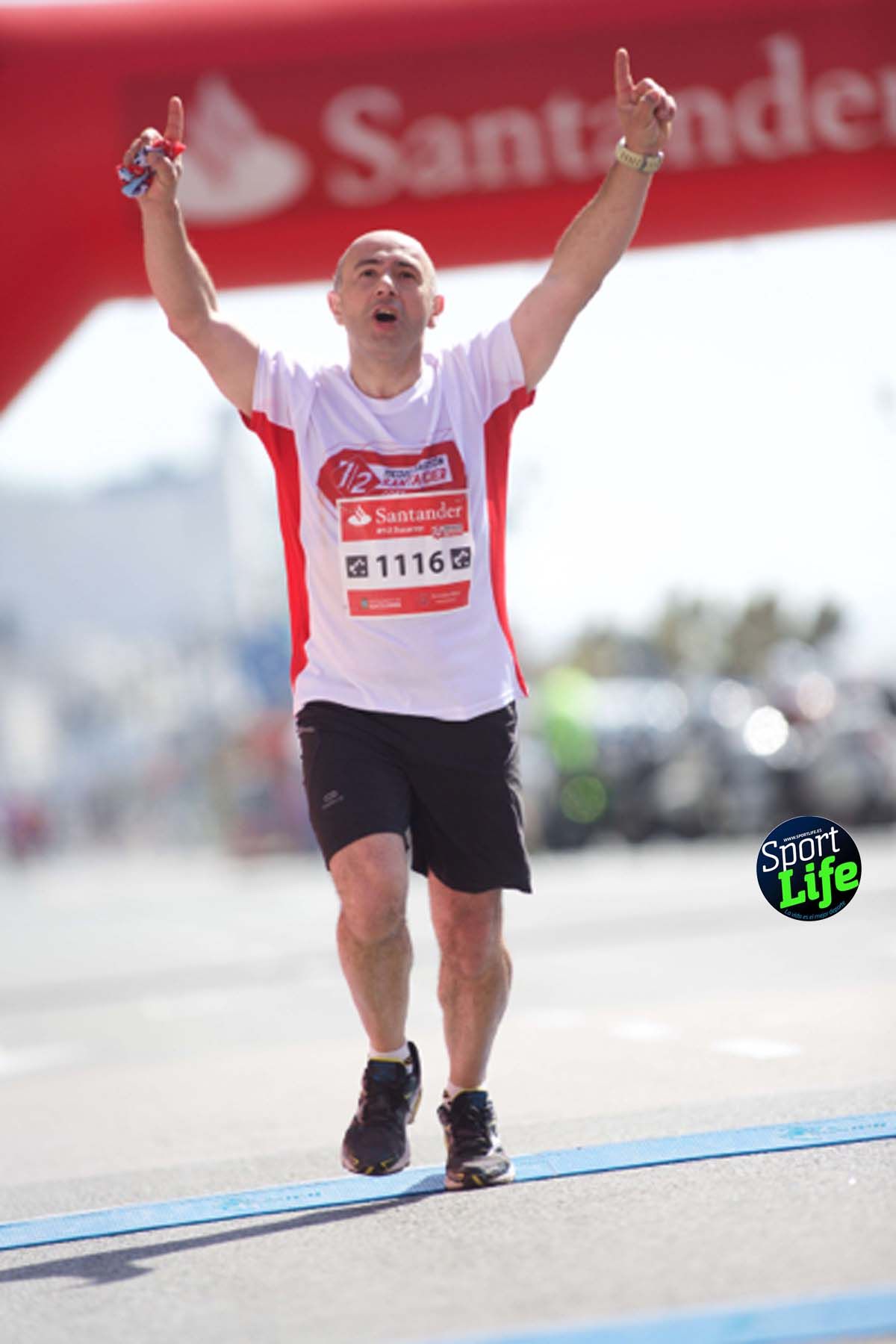 Medio Maratón de Santander meta 2