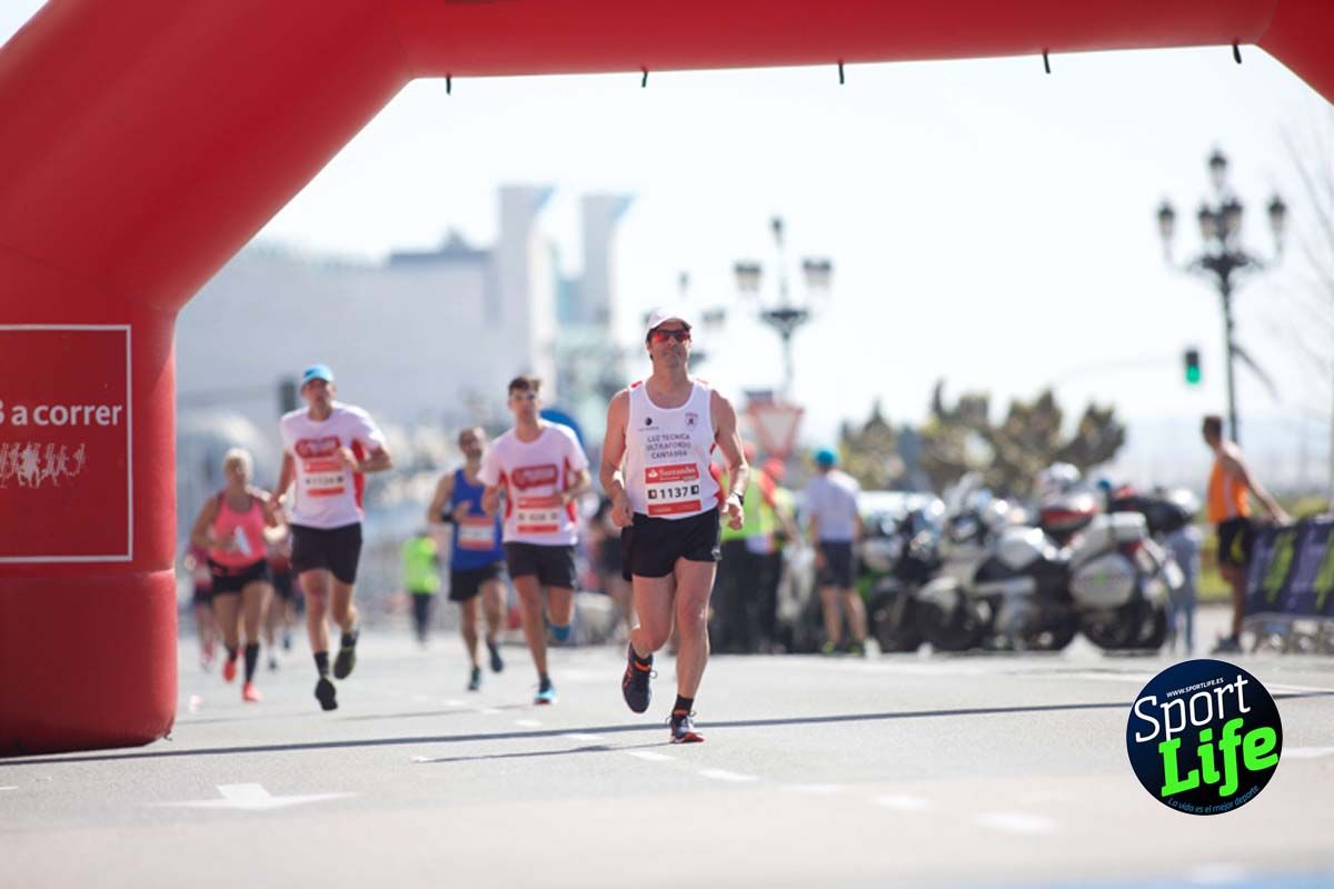 Medio Maratón de Santander meta 2