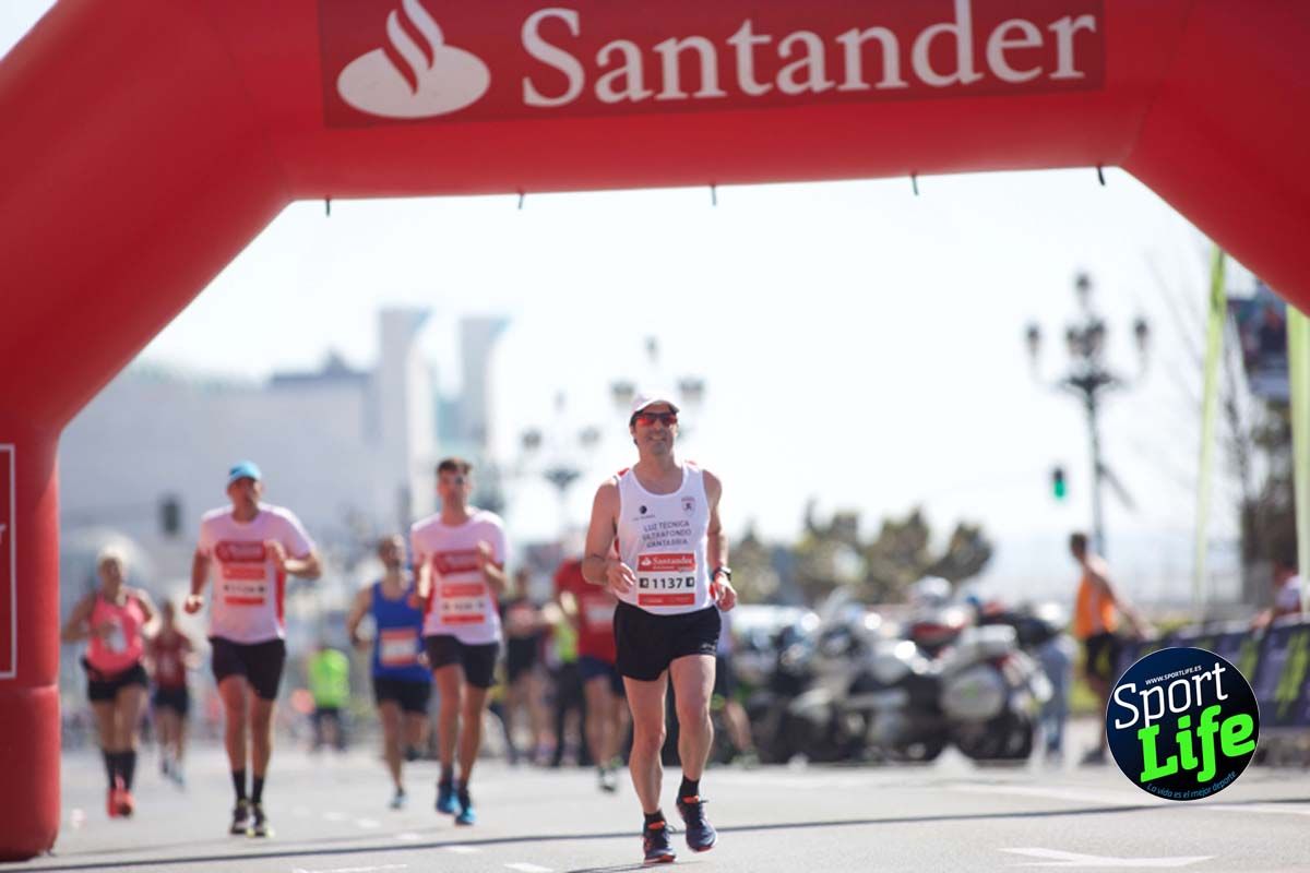 Medio Maratón de Santander meta 2