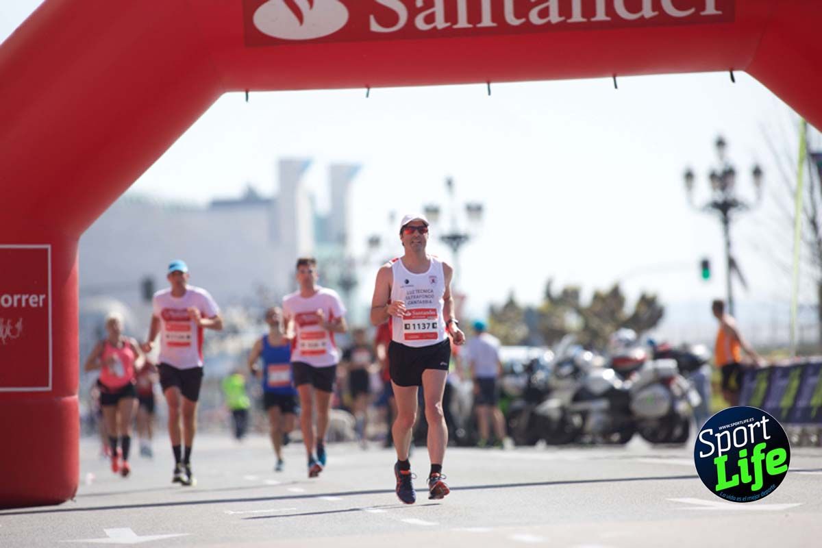 Medio Maratón de Santander meta 2