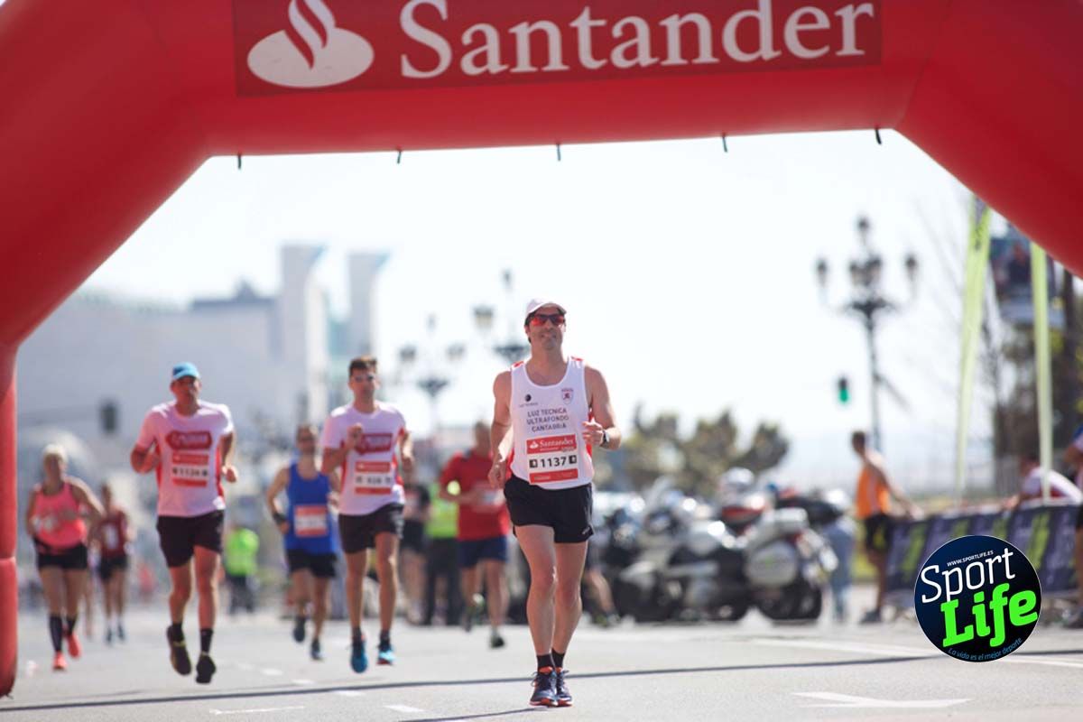 Medio Maratón de Santander meta 2