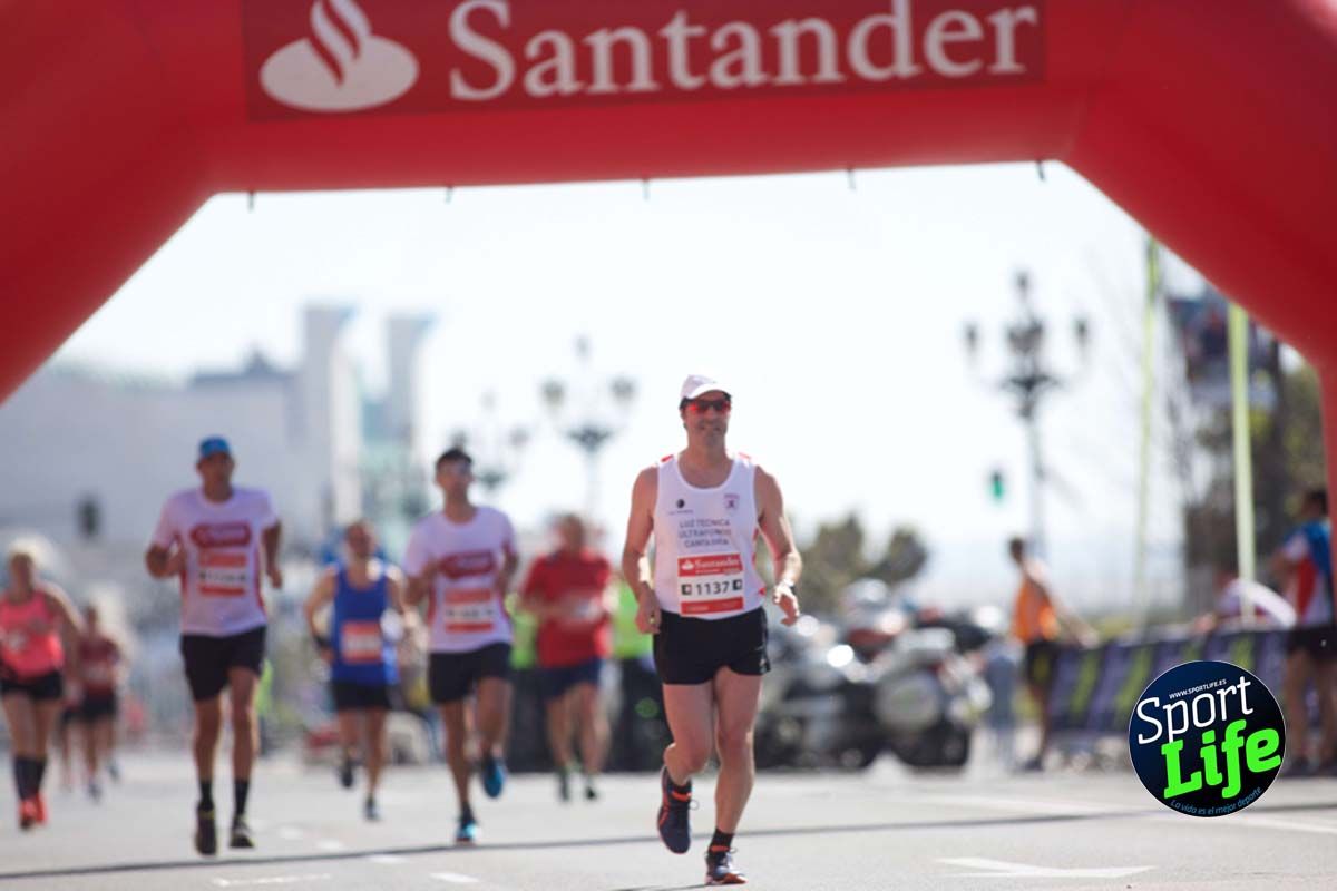 Medio Maratón de Santander meta 2