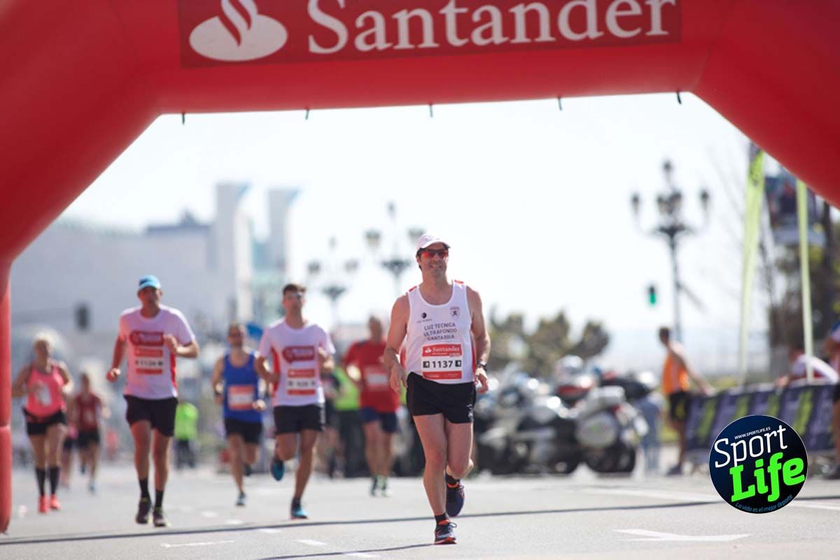 Medio Maratón de Santander meta 2