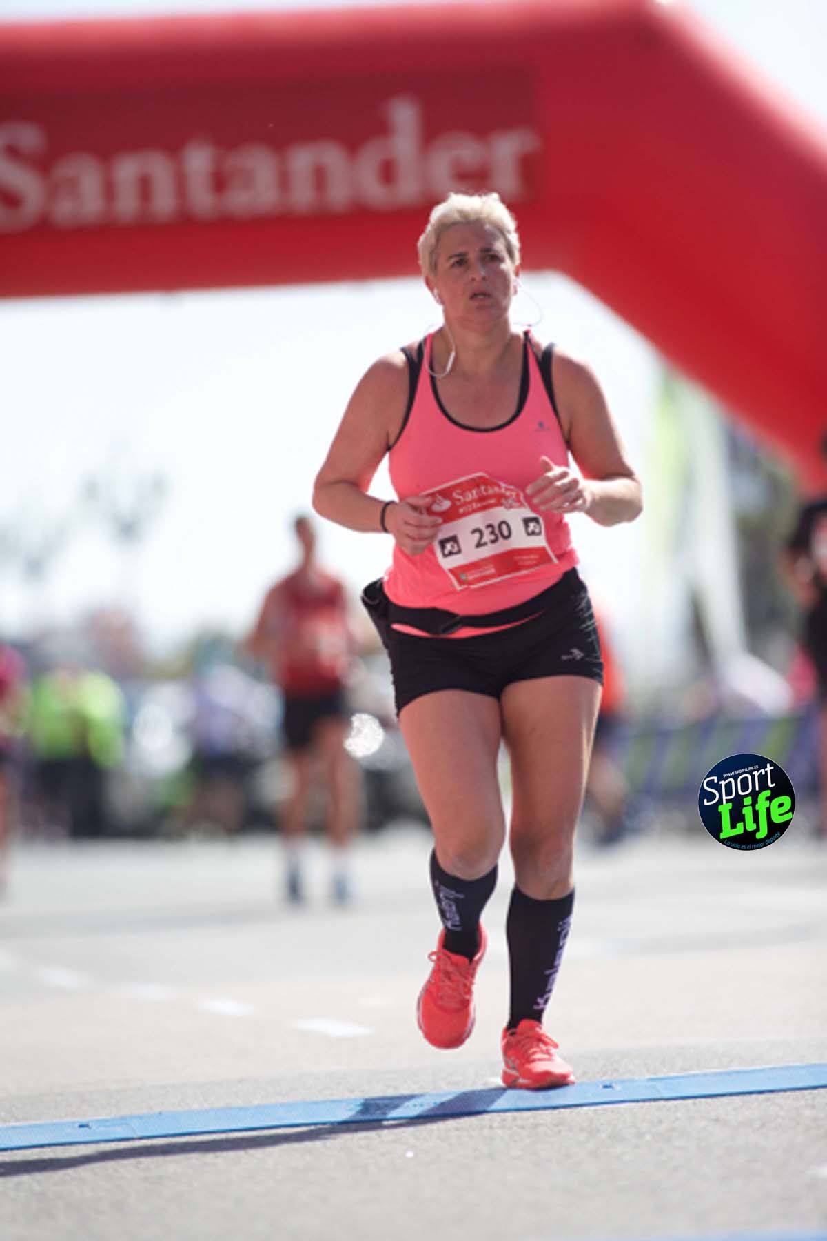 Medio Maratón de Santander meta 2