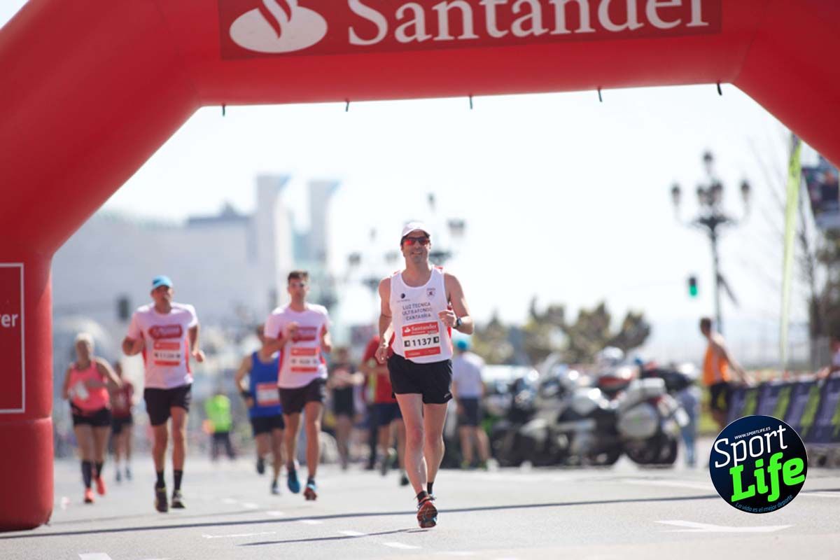 Medio Maratón de Santander meta 2