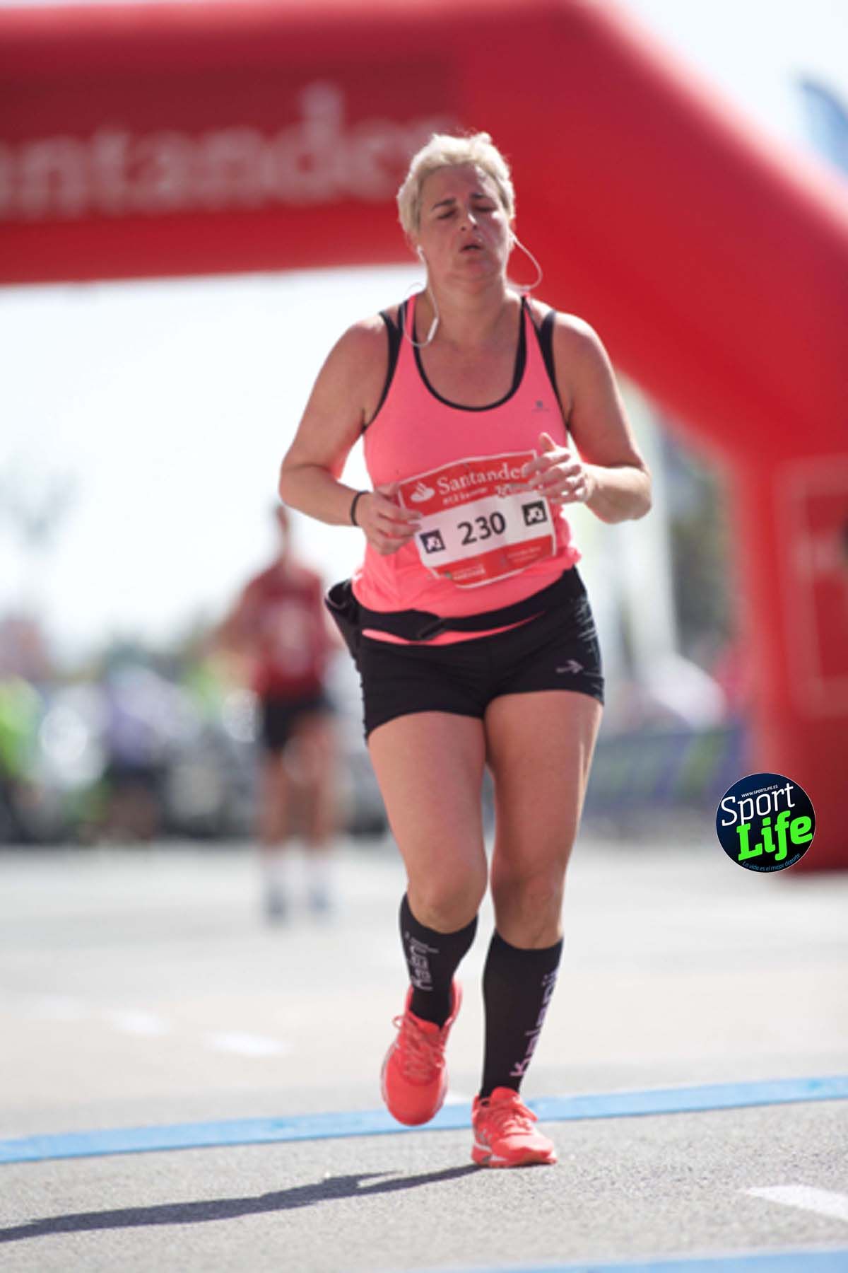Medio Maratón de Santander meta 2