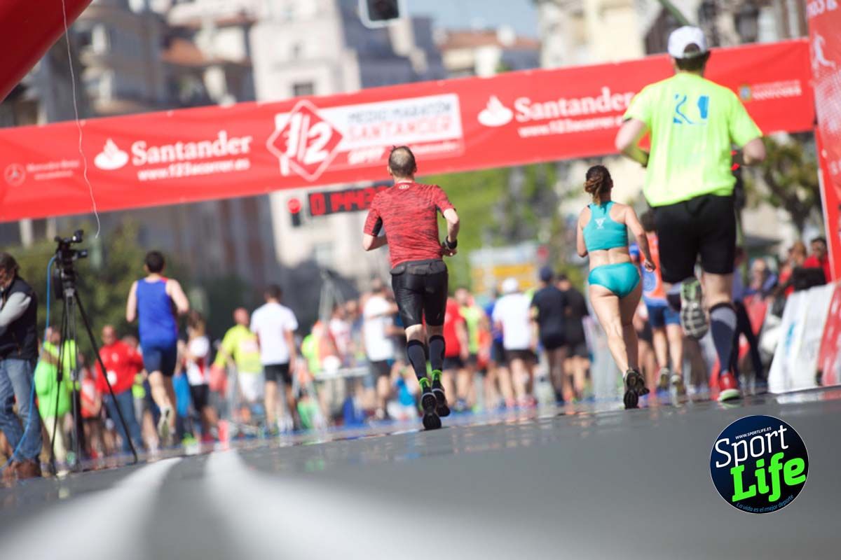 Medio Maratón de Santander meta 2