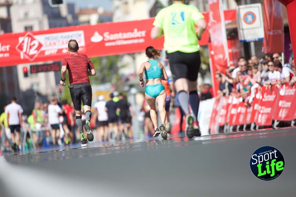 Medio Maratón de Santander meta 2