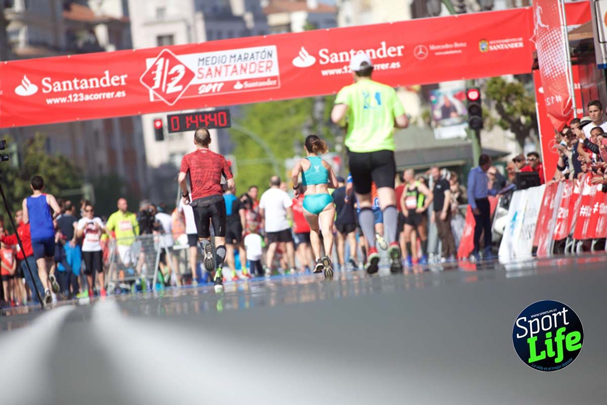 Medio Maratón de Santander meta 2