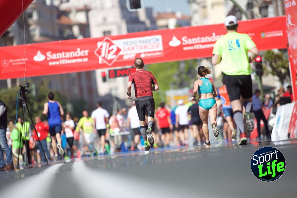 Medio Maratón de Santander meta 2