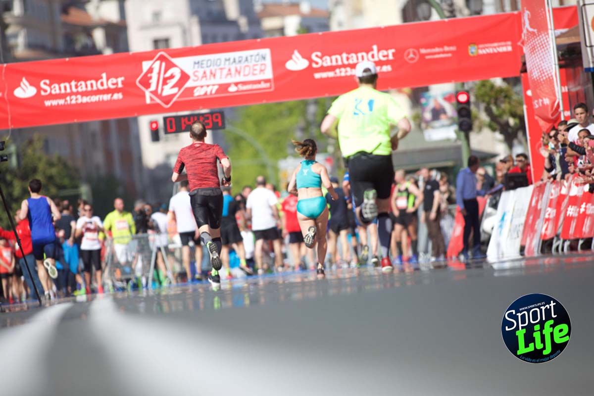 Medio Maratón de Santander meta 2