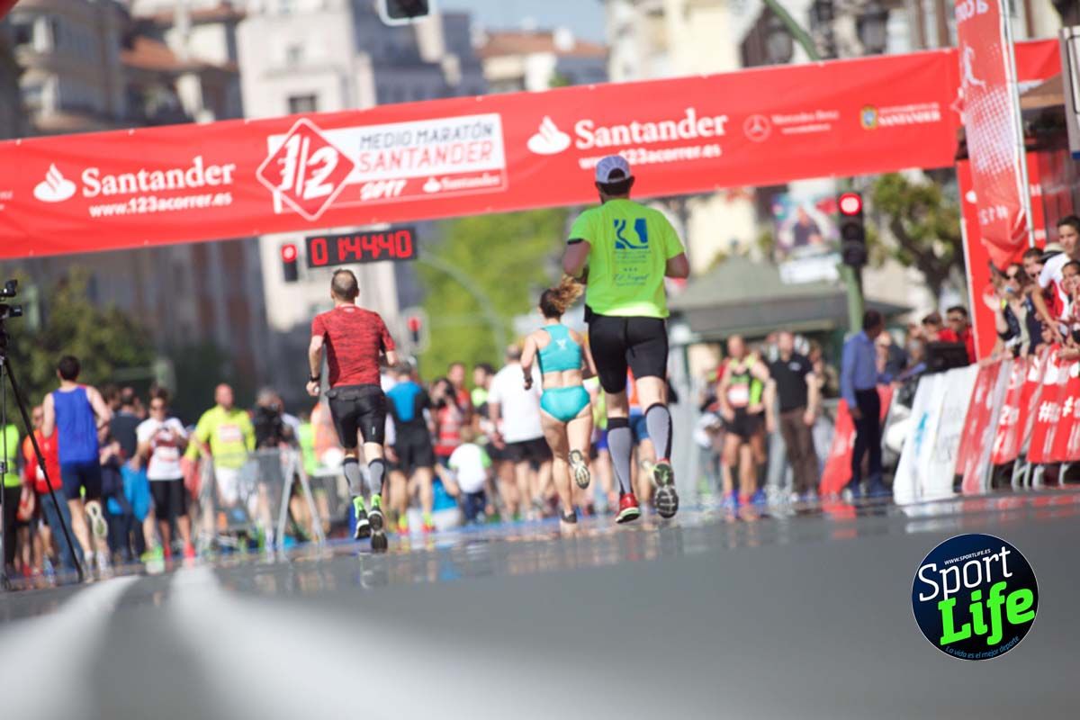 Medio Maratón de Santander meta 2