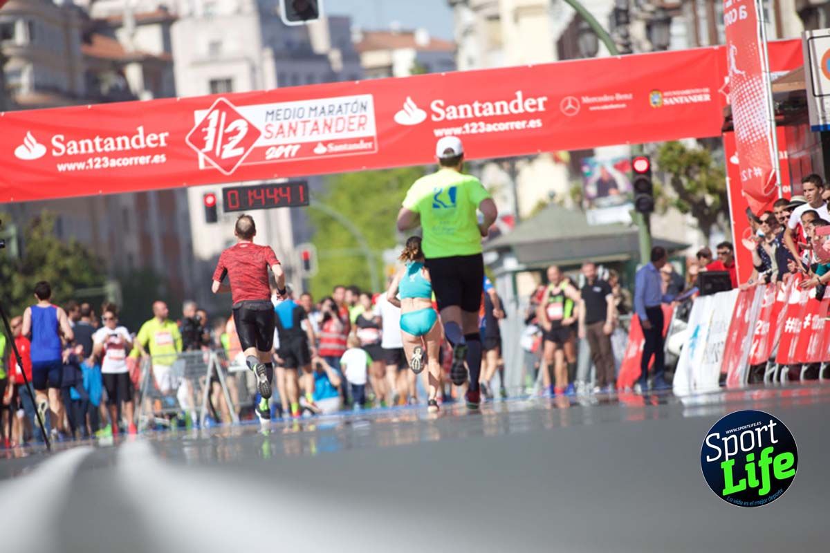 Medio Maratón de Santander meta 2