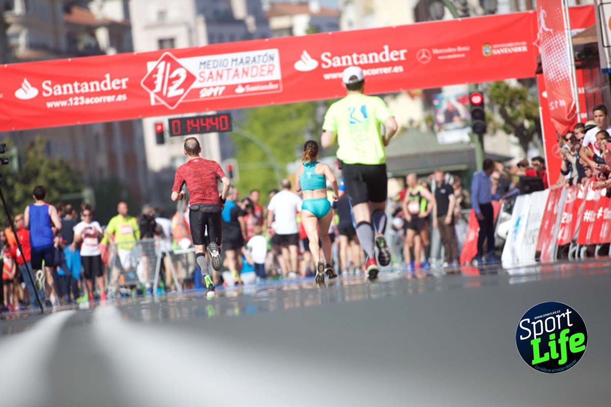 Medio Maratón de Santander meta 2
