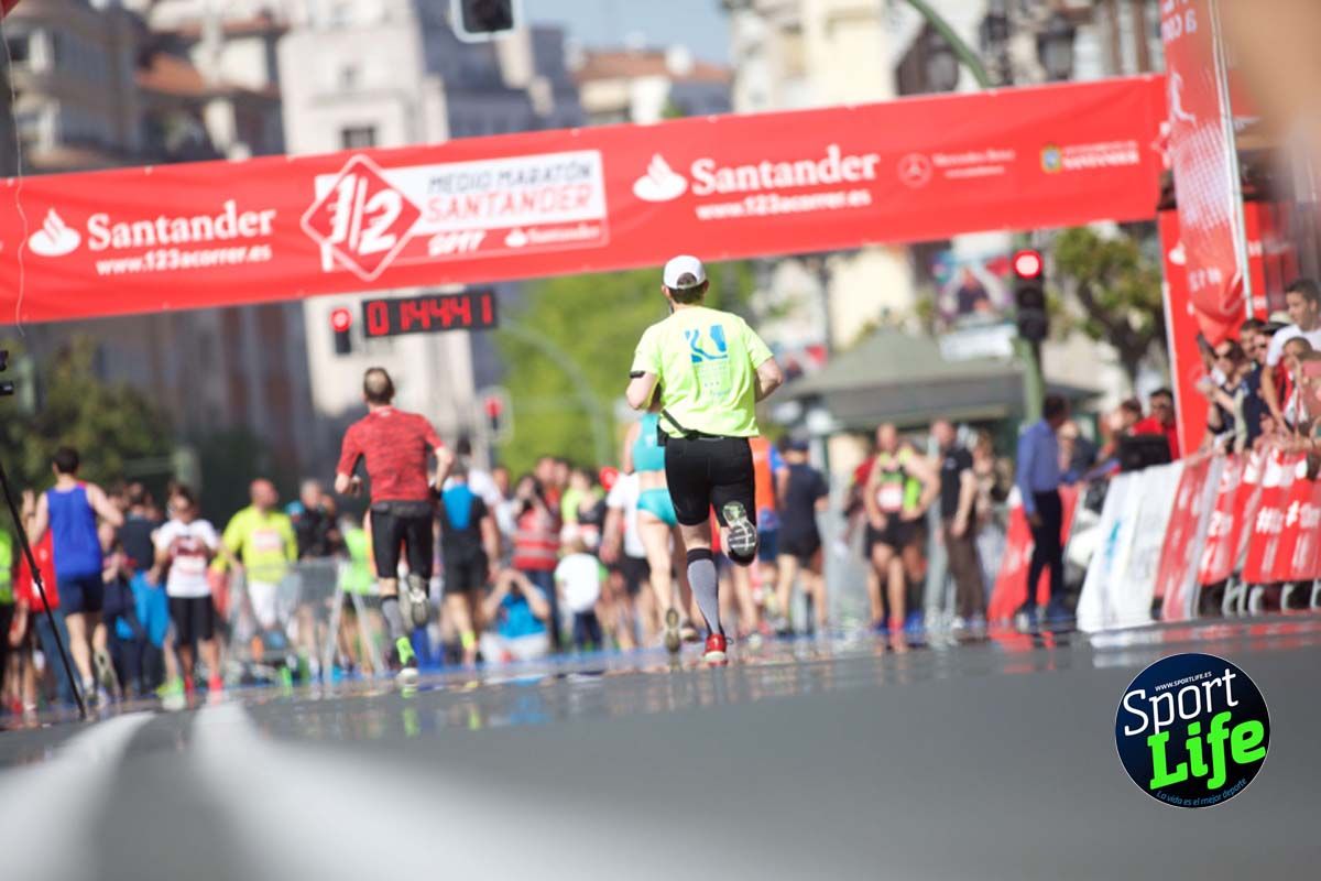 Medio Maratón de Santander meta 2