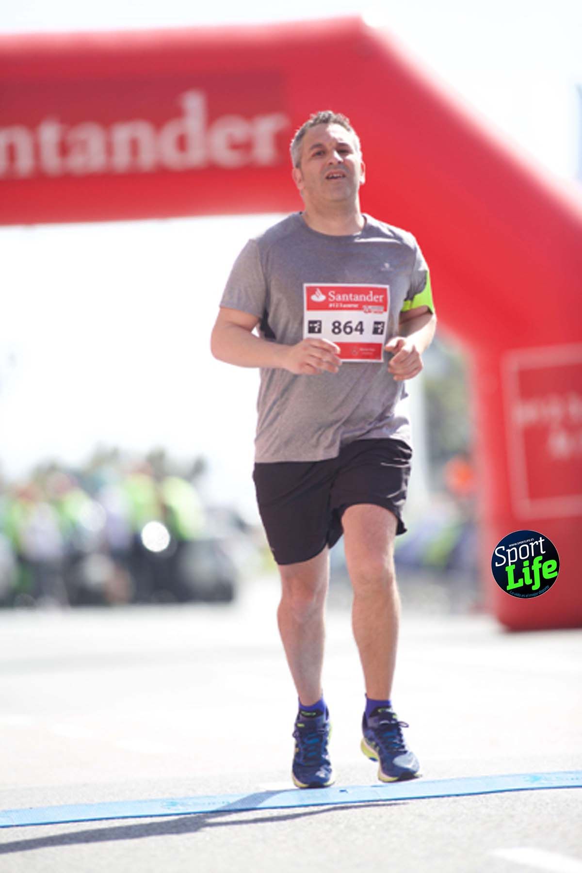 Medio Maratón de Santander meta 2