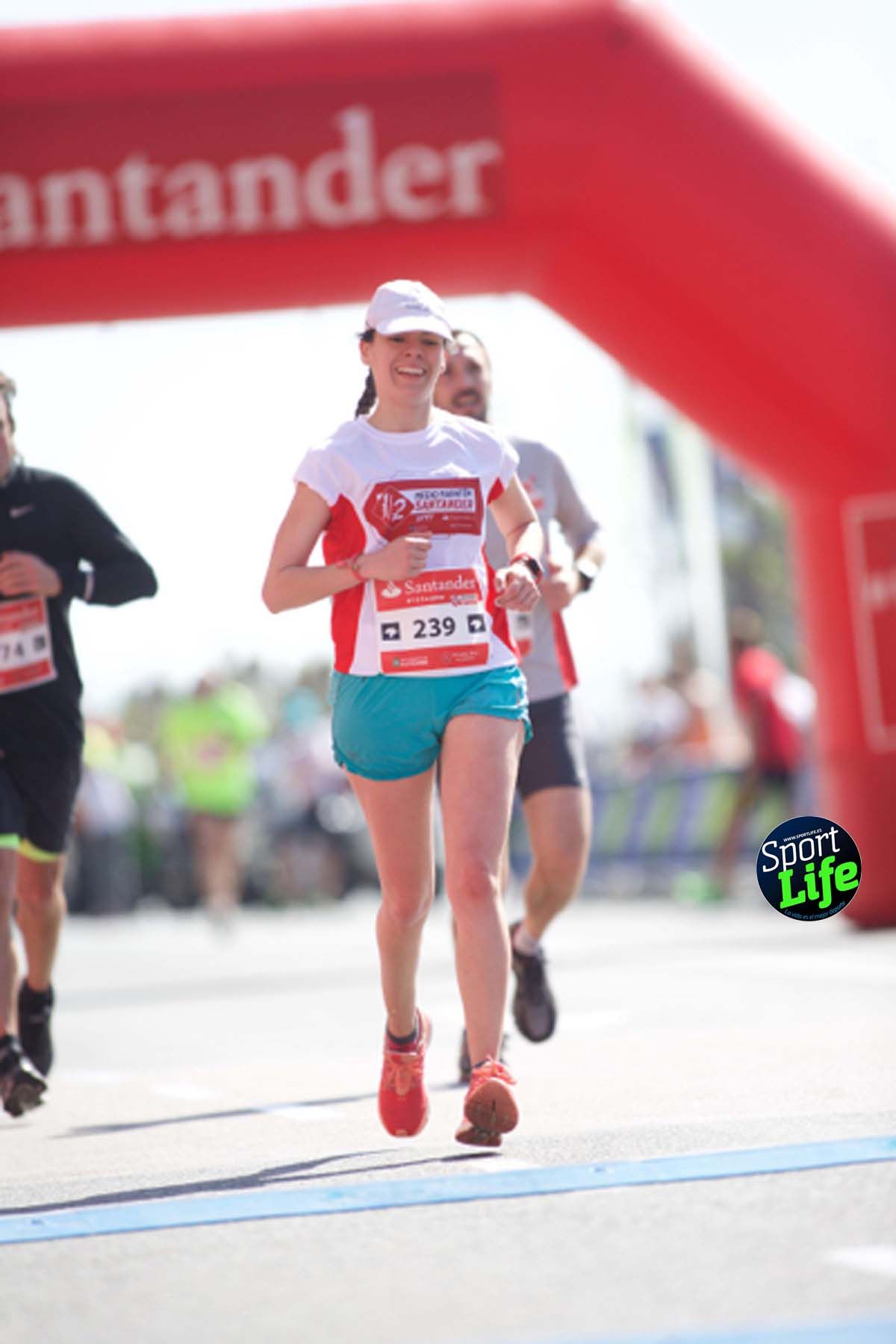 Medio Maratón de Santander meta 2