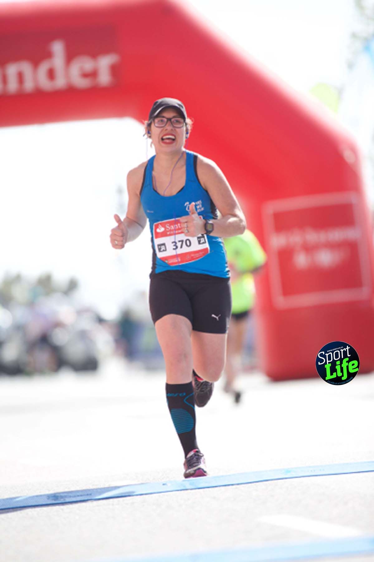 Medio Maratón de Santander meta 2