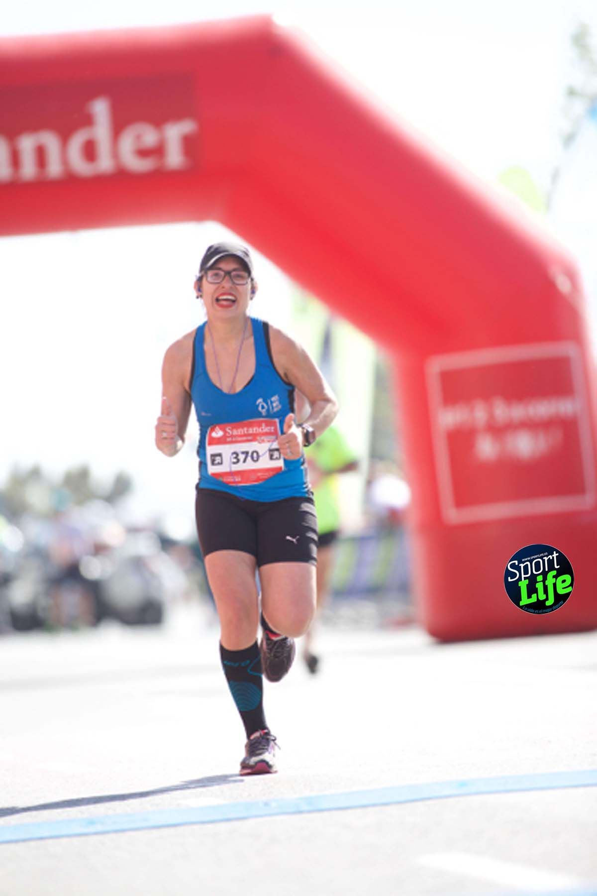 Medio Maratón de Santander meta 2