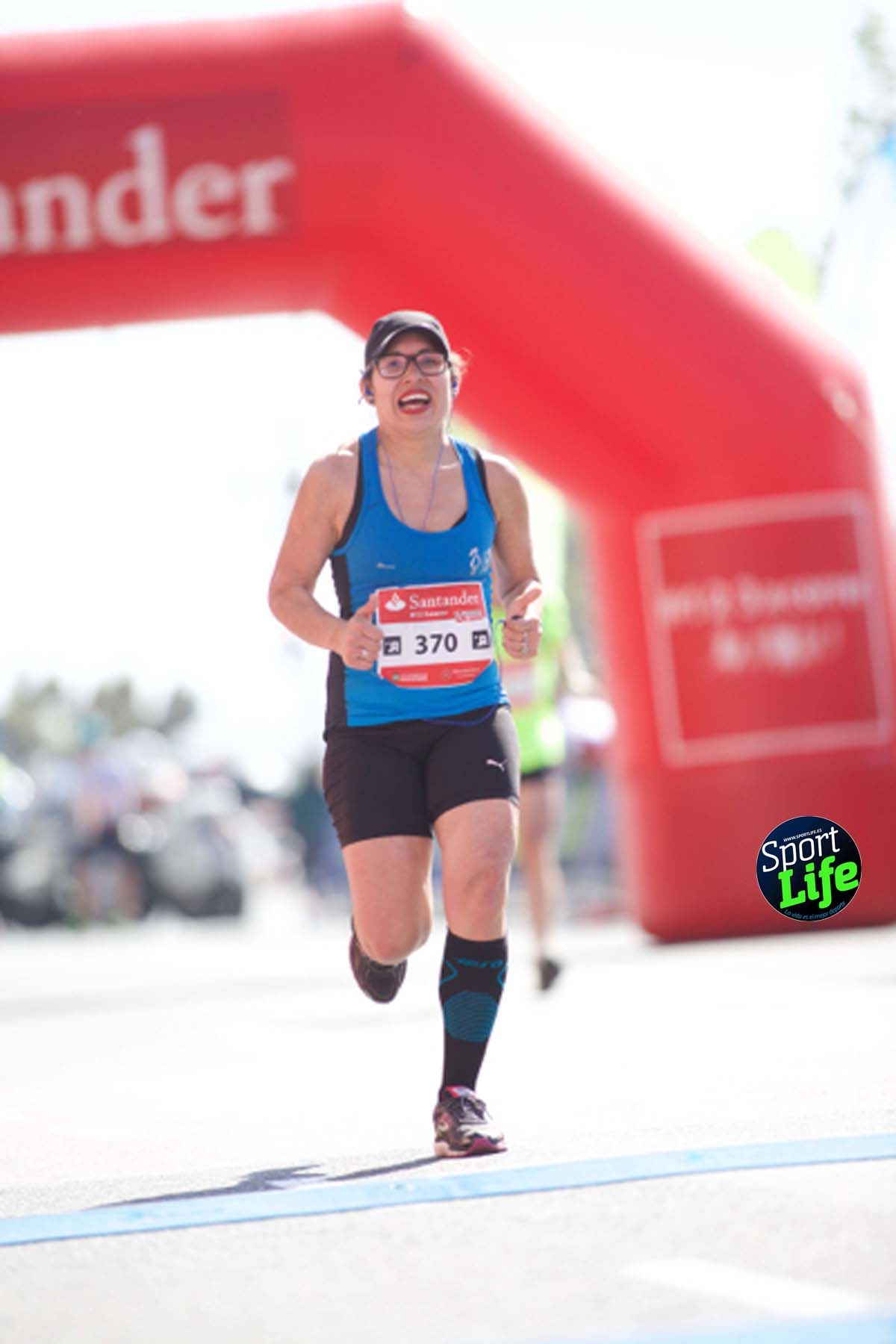 Medio Maratón de Santander meta 2
