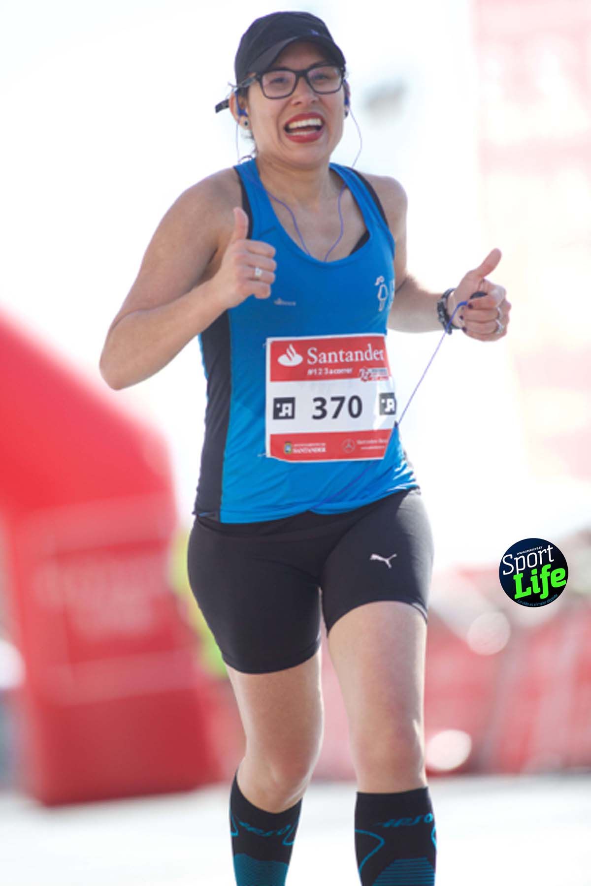 Medio Maratón de Santander meta 2