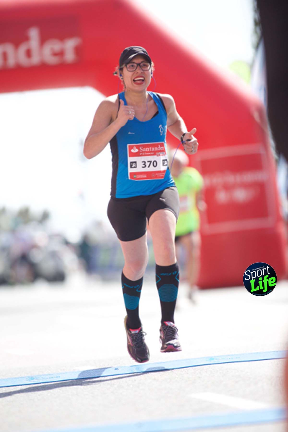Medio Maratón de Santander meta 2