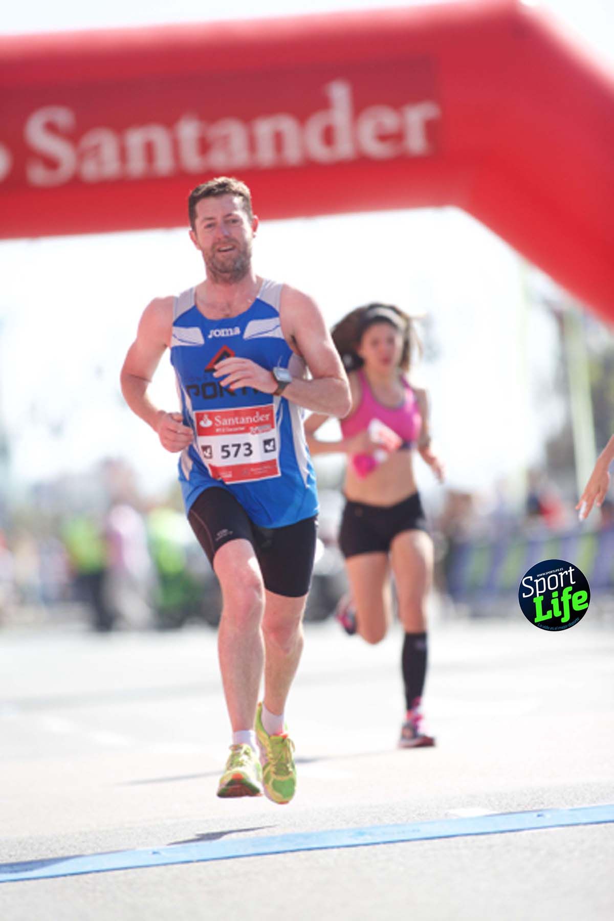 Medio Maratón de Santander meta 2