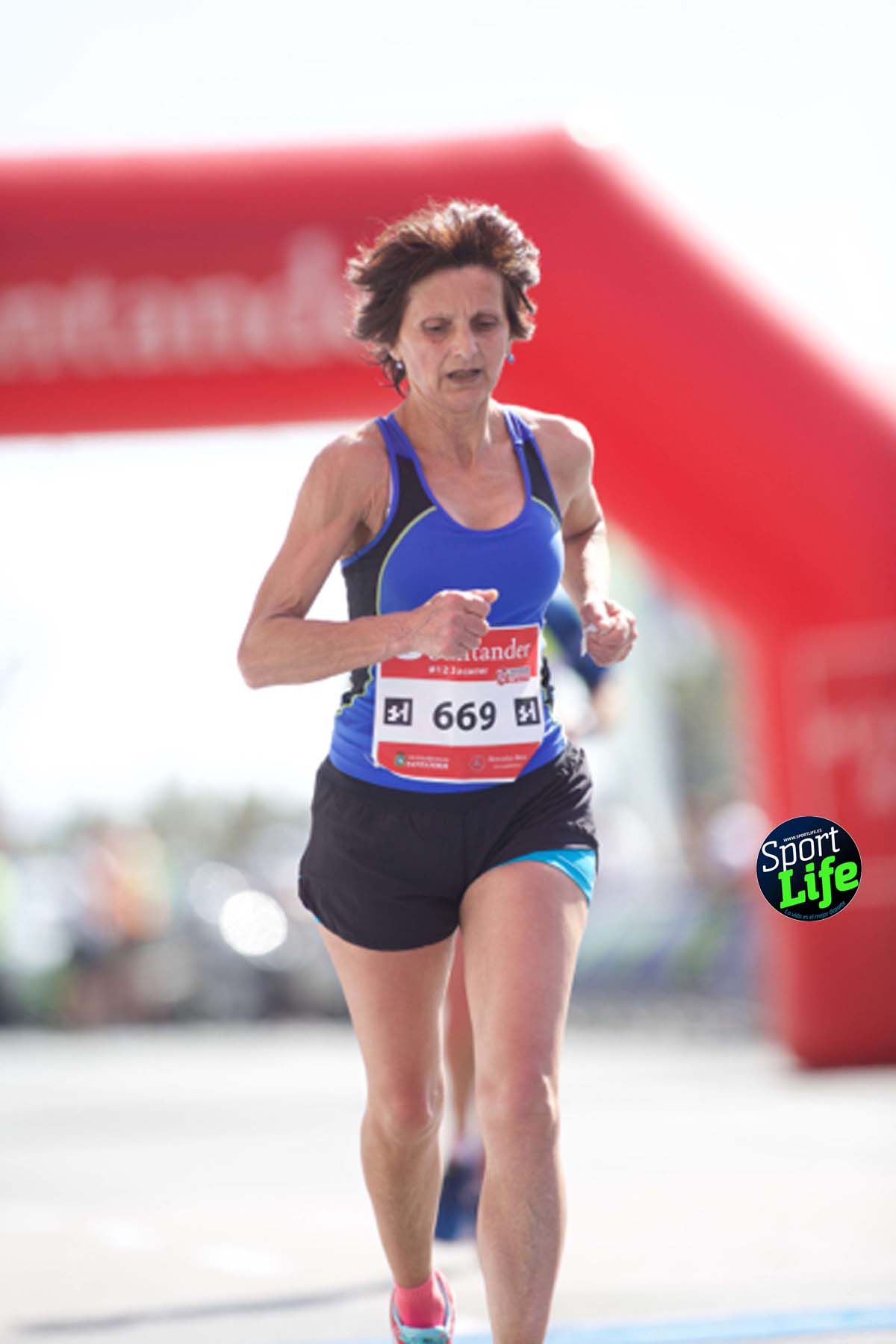 Medio Maratón de Santander meta 2