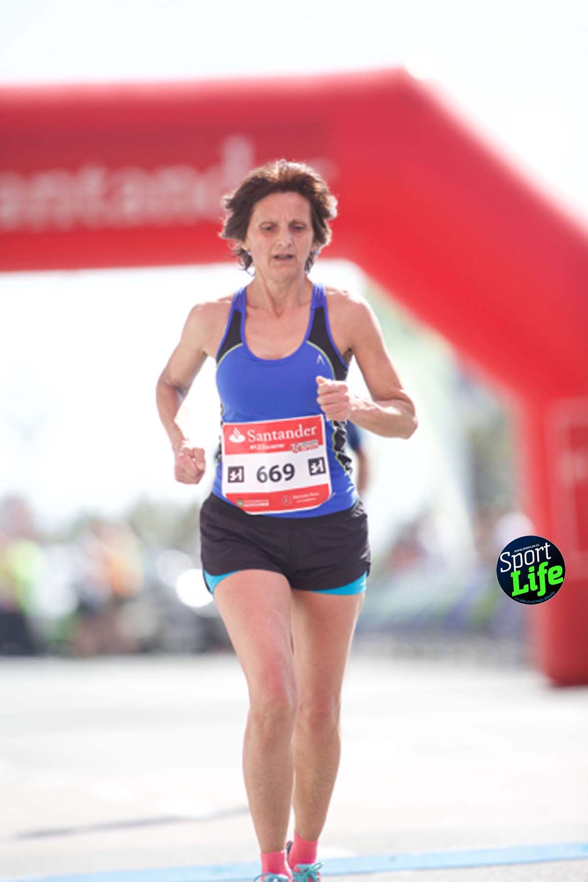 Medio Maratón de Santander meta 2
