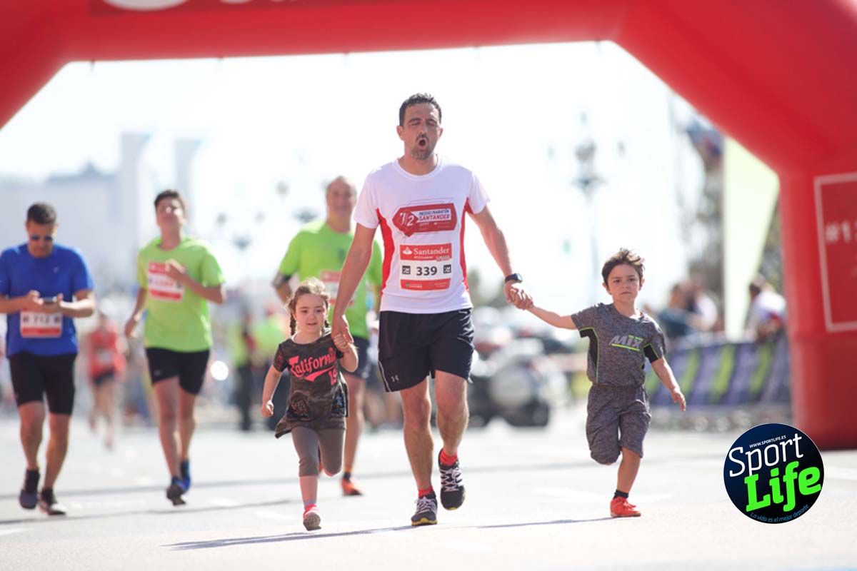 Medio Maratón de Santander meta 2