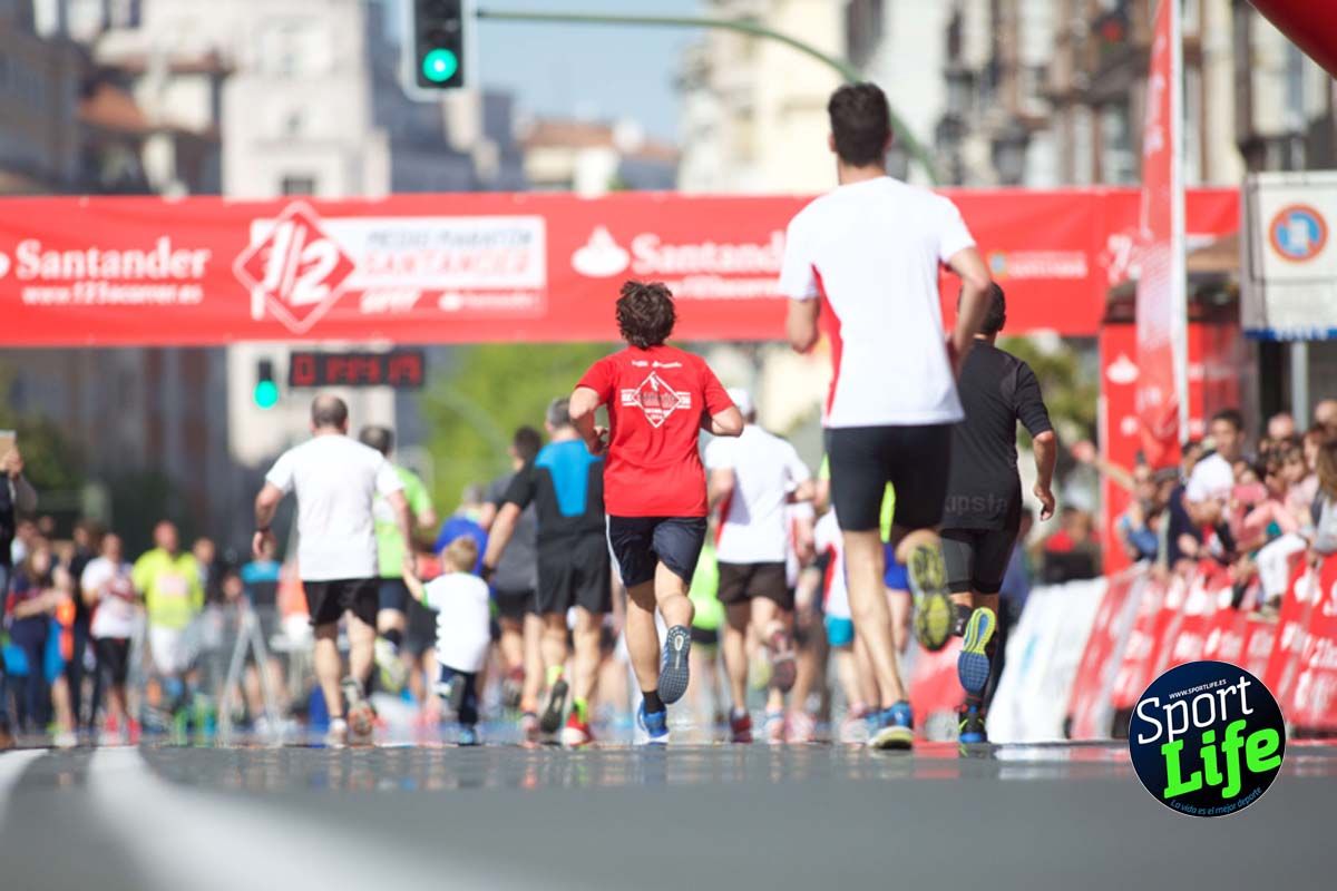 Medio Maratón de Santander meta 2
