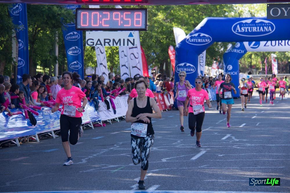 Carrera de la Mujer Madrid: arco derecho, del minuto 21 al 43