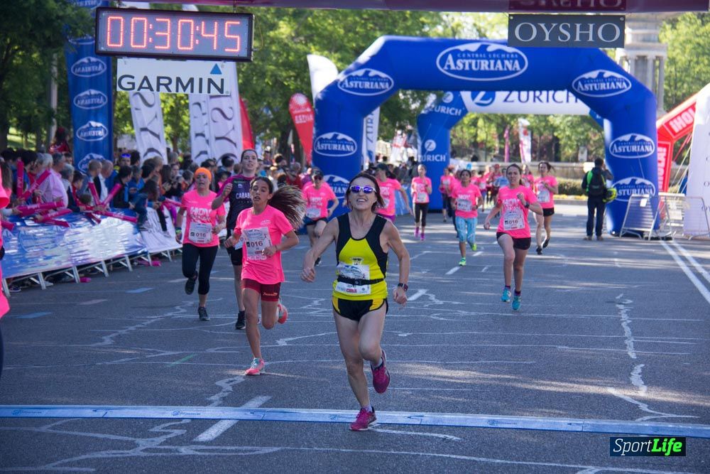 Carrera de la Mujer Madrid: arco derecho, del minuto 21 al 43