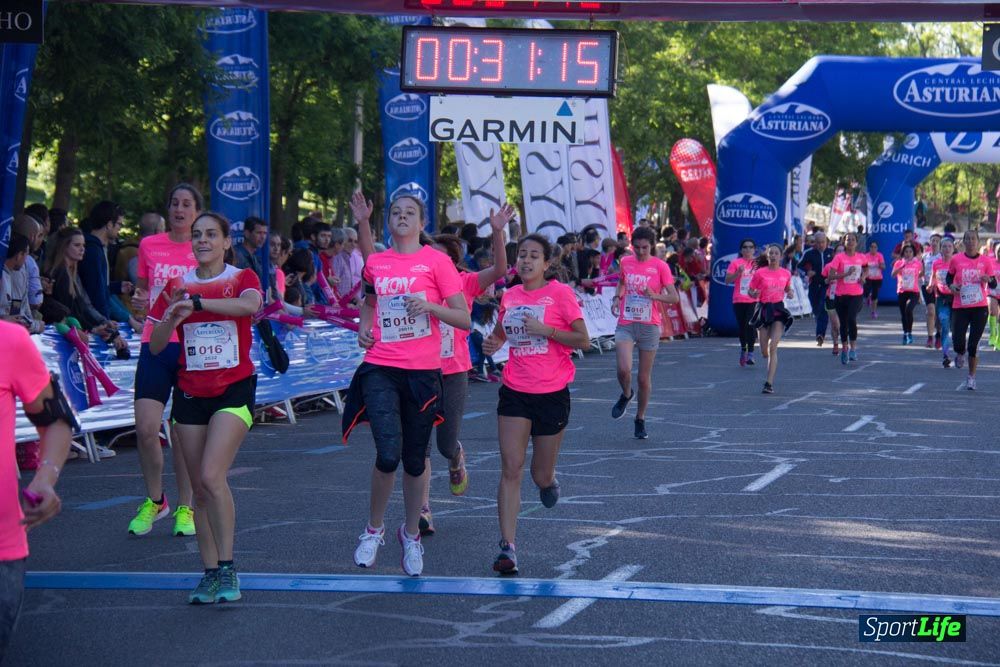 Carrera de la Mujer Madrid: arco derecho, del minuto 21 al 43