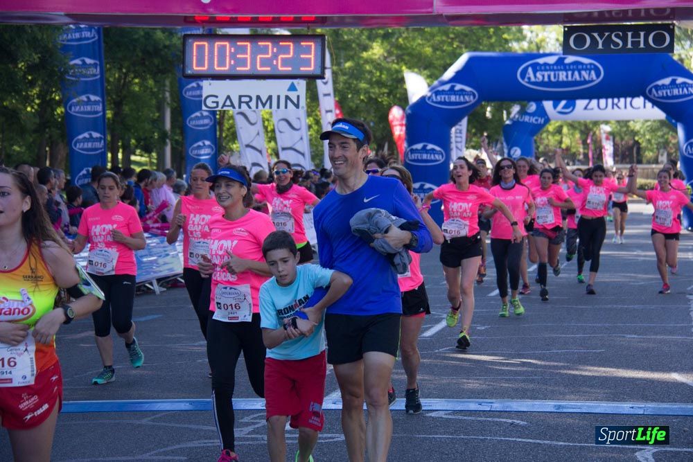 Carrera de la Mujer Madrid: arco derecho, del minuto 21 al 43
